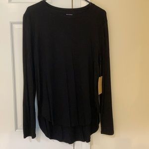 NWT Halogen rayon + spandex long sleeve tee